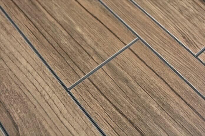 Selbstklebnde Mosaikmatte Verbund Alu Holzoptik Braun für WAND KÜCHE Wandverblender Fliesenspiegel V