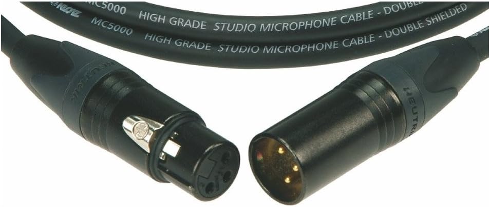 Klotz M5FM10 M5 XLR Mikrofonkabel, Stecker auf Buchse, 10 m, 10 m