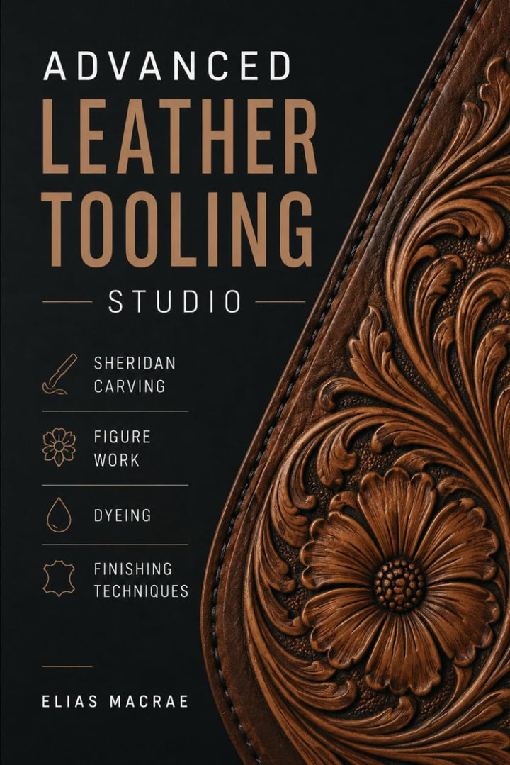 Advanced Leather Tooling Studio: Sheridan Carving, Figure Work, Dyeing, and Finishing Techniques, Ta