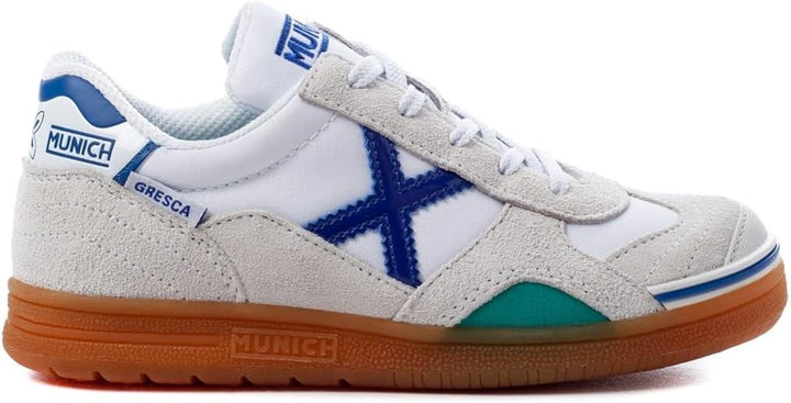 Munich Unisex Kinder Gresca Kid S Fitnessschuhe 34 EU Weiss, 34 EU Weiss
