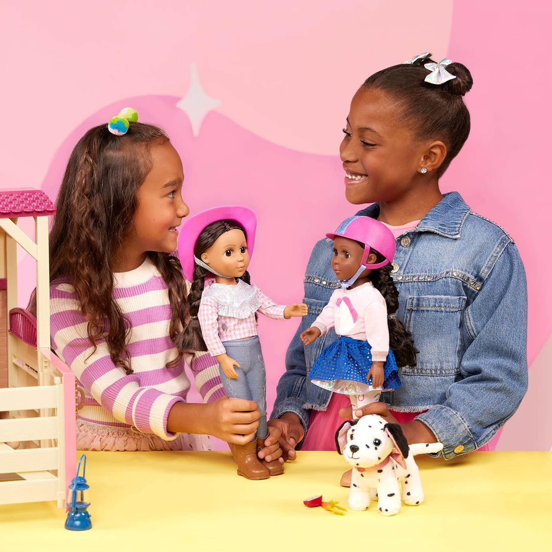 Glitter Girls - Alle Asparkle Acres - Spielset Pferdestall - Spielset für 36 cm grosse Puppen und Sp