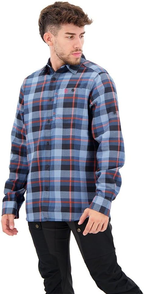 FJALLRAVEN Herren Fjällglim Shirt Hemd XXL Indigo Blue-dawn Blue, XXL Indigo Blue-dawn Blue