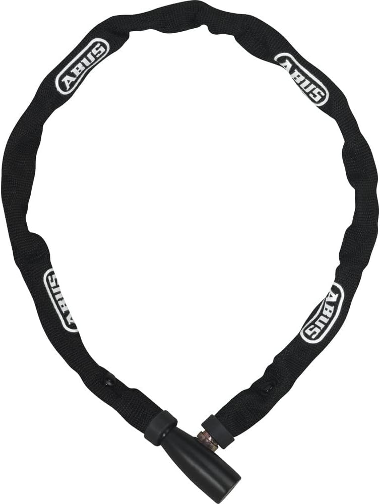 ABUS Kettenschloss Steel-O-Chain 5805K – Fahrradschloss aus Stahl – ABUS-Sicherheitslevel 5 Schwarz