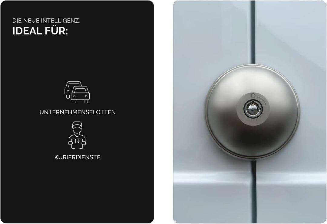 UFO MERONI SERRATURE - Ufo3 Smart Duo Sicherheitsschloss Transporter, Einbruchschutz Wohnmobil für L