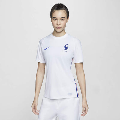 Nike 2020-2021 France Away Womens Football Soccer T-Shirt Trikot M Weiss/Concord, M Weiss/Concord