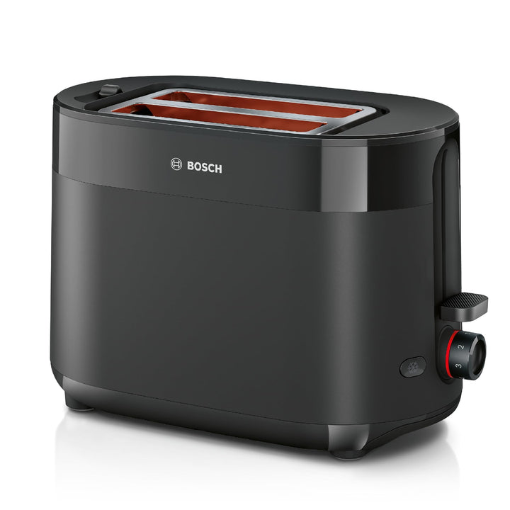 Bosch Kompakt Toaster MyMoment TAT2M123, integrierter Brötchenaufsatz, mit Auftaufunktion, mit Absch