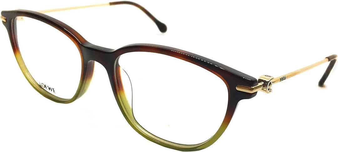 Loewe Unisex-Erwachsene VLW951M510GEN Brillengestelle, Grün (Shiny Grad.Havana Green), 55