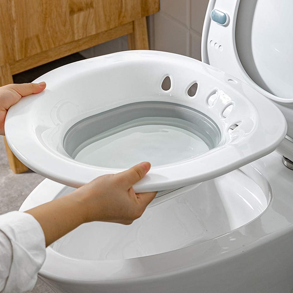 Yumira Faltbares Bidet Bidetbecken, Sitzbecken Hüftspülung Badewanne Schwangere Sitzwanne Einsatz Bi