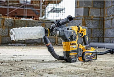 Dewalt SDS-plus Universal-Staubabsaugung (zum staubfreien Bohren in Mauerwerk & Beton, einsetzbar mi