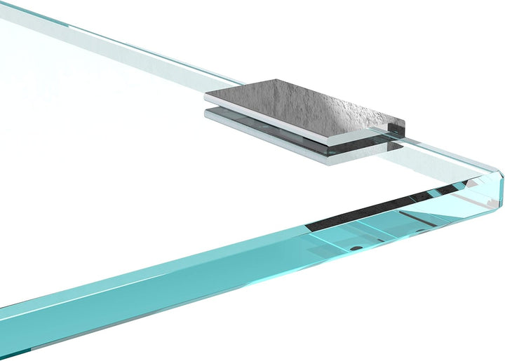 bijon Glasregal Glasablage Wandregal Glas Bad-Regal Glas Badezimmer Regal Badablage Ablageregal - 8m