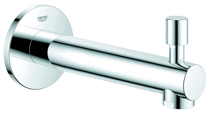 Grohe Concetto Wanneneinlauf m. Umst., Silber Badewannenauslauf, Badewannenauslauf