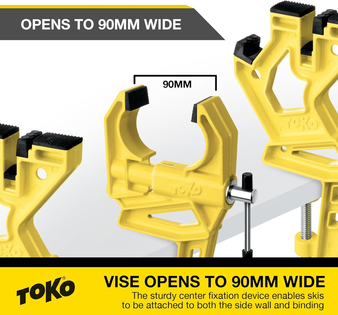 Toko Reparatur Tool Ski Vise Race Gelb, Gelb