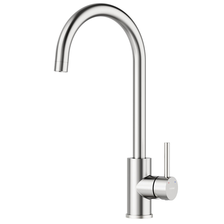 Krobec Wasserhahn Küche,Hochdruck Küchenarmatur,Mischbatterie Küche 360° Schwenkbar mit Einhebelmisc