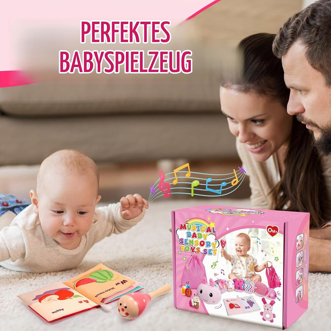 Toyzey Musical Raupe Baby Geschenk 0-6 Monate Mädchen BabySpielzeug 3 6 12 Monate Spielzeug ab 0 3 6