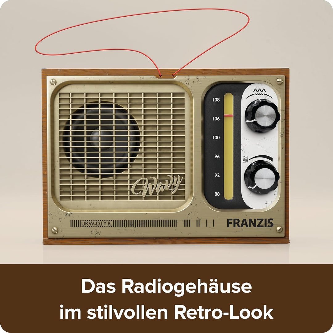 FRANZIS 67226 - Das UKW-Radio zum Selberbauen (ohne Löten) - Erleben sie klaren Klang und digitale P
