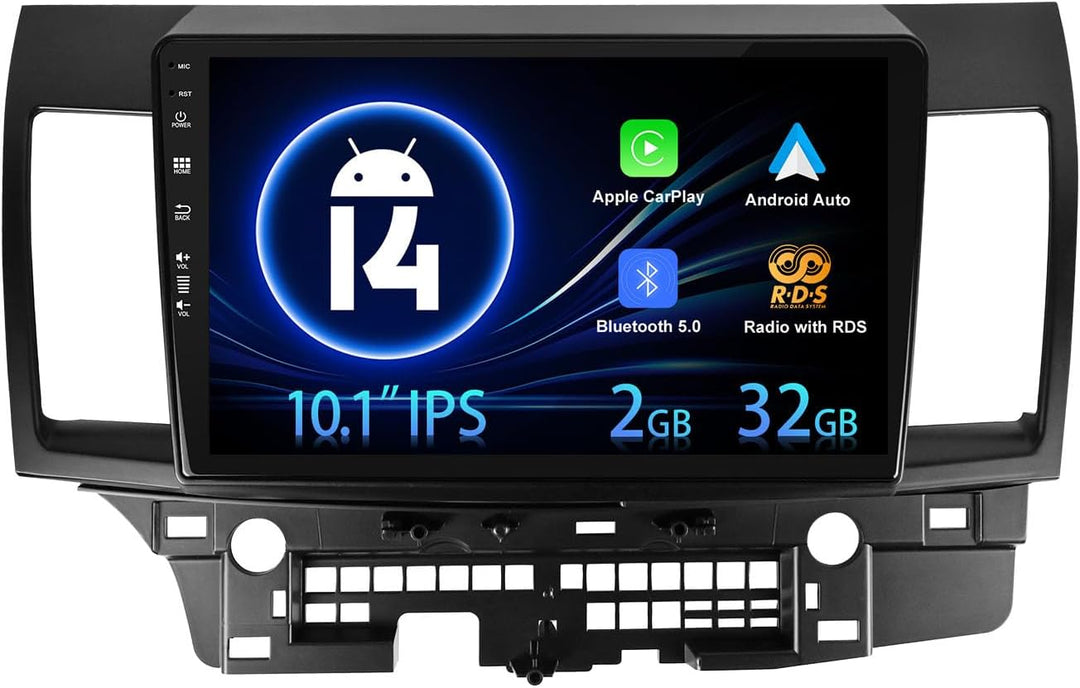 Android 12.0 Autoradio für Mitsubishi Lancer 2008–2016 – kostenlose Rückfahrkamera – 10 Zoll IPS – u