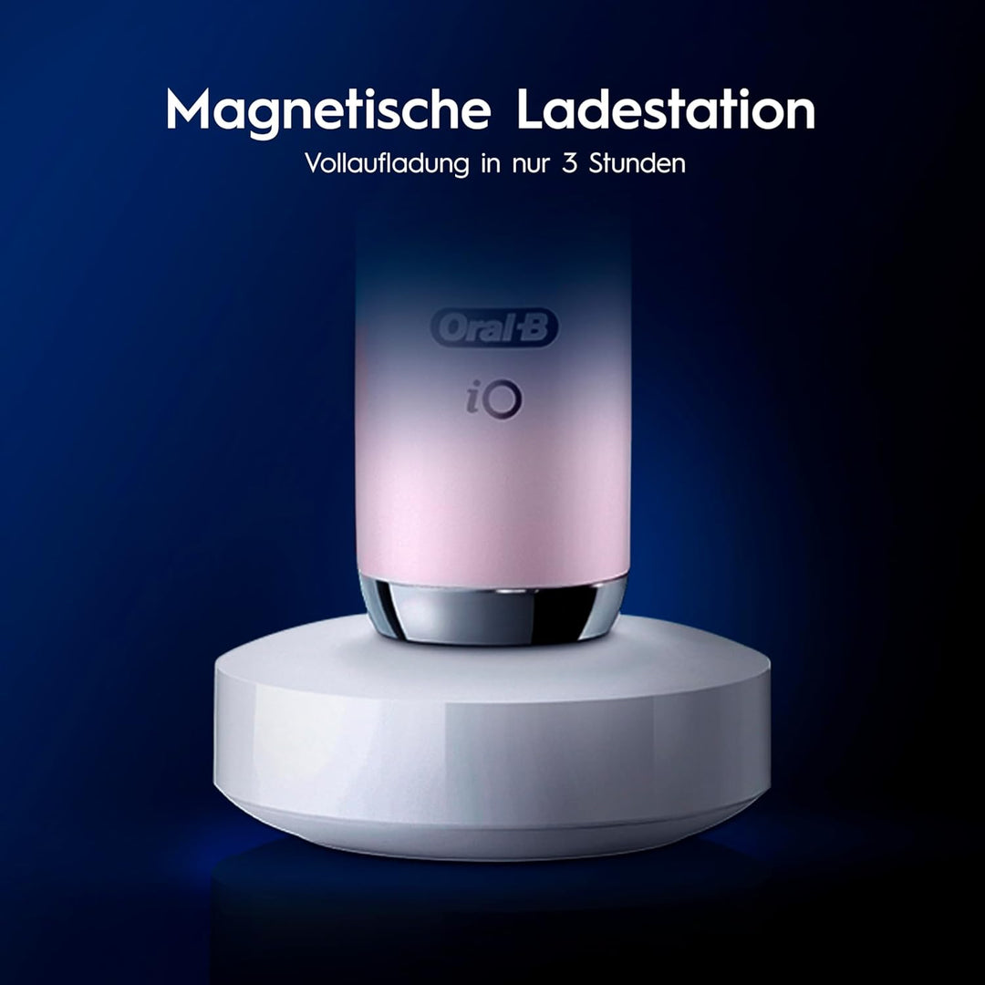 Oral-B iO Series 9 Elektrische Zahnbürste/Electric Toothbrush, 2 Aufsteckbürsten, 7 Putzmodi, Zahnpf