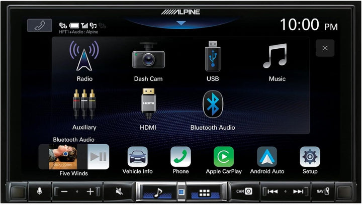 Alpine iLX-705D | Wireless Apple CarPlay und Android Auto Autoradio mit 7 Zoll Display