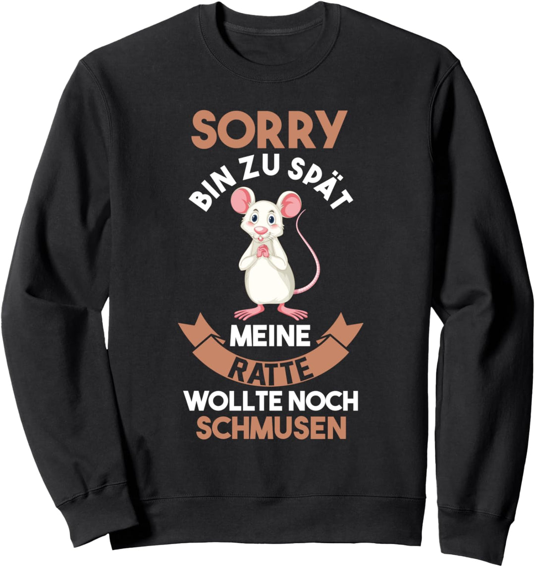 Nagetier Haustier Ratte Ratte Sweatshirt
