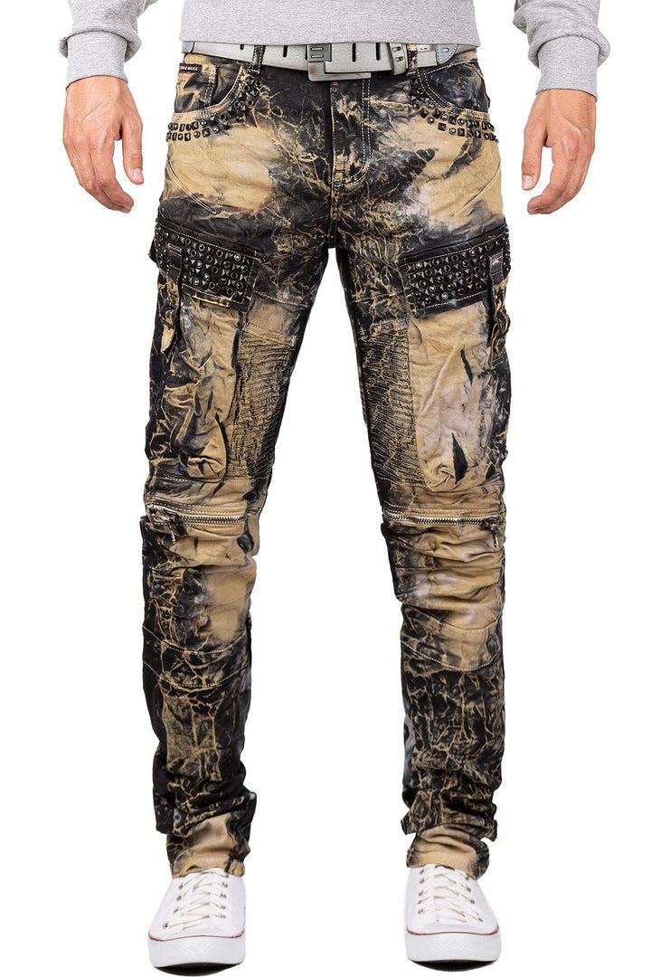 Cipo & Baxx Herren Jeans – Stylische Denim-Mode mit einzigartigem Design, Slim-Fit & Regular-Fit, Bi