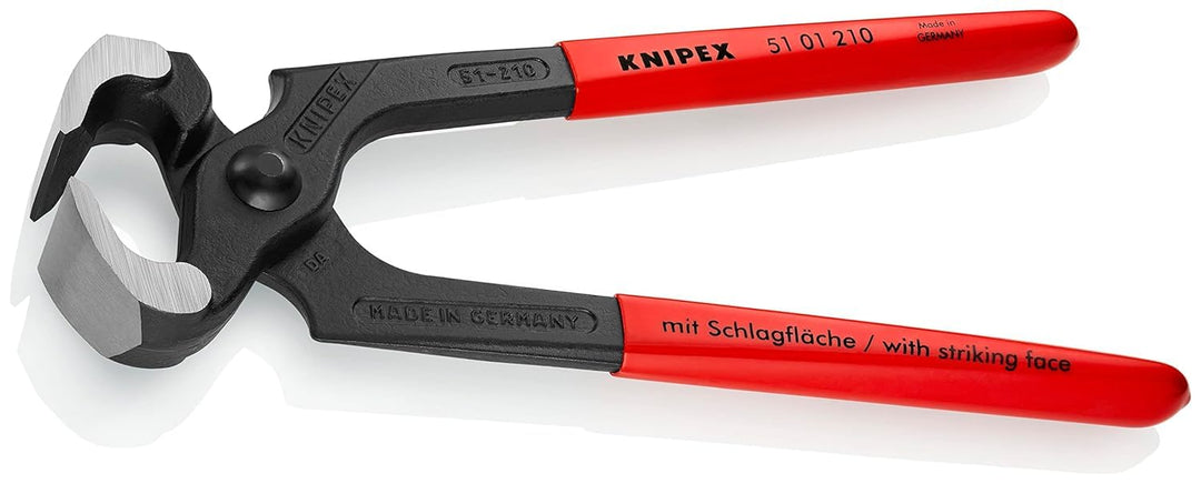 Knipex Hammerzange schwarz atramentiert, mit Kunststoff überzogen 210 mm (SB-Karte/Blister) 51 01 21
