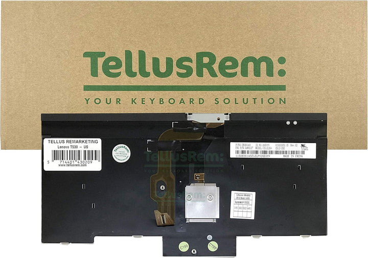 TellusRem ersatztastatur US Nicht Hintergrundbeleuchtung für Lenovo Thinkpad T430 T430i T430s T430si