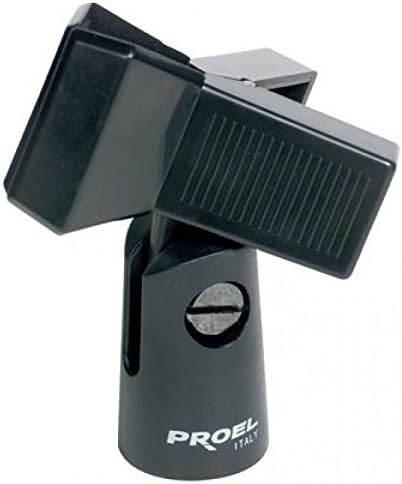 PROEL RSM180 Mikrofonständer Giraffe + PROEL APM30 Mikrofonzange, schwarz - Bundle (RSM180 x 1 + APM