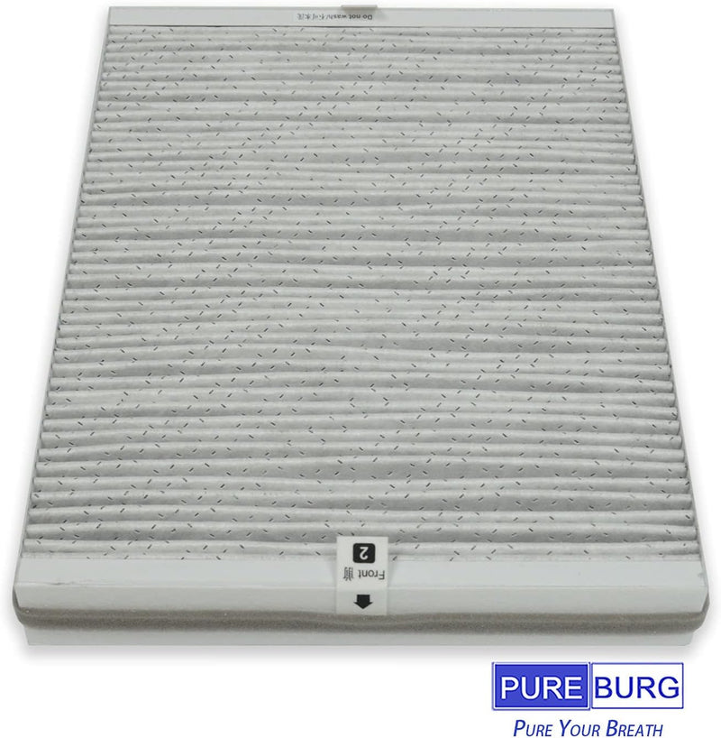 PUREBURG 2er-Pack HEPA + Aktivkohle 2-in-1-Filter, kompatibel mit Philips AC4072/11 Luftreiniger, Te