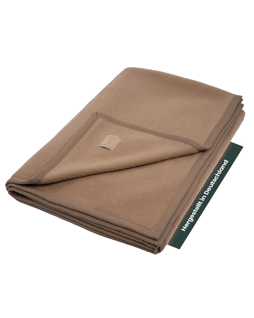 Ritter Decken Cashmera Kaschmirdecke 100 x 150 cm - Kamel - Hochwertige Wolldecke aus Kaschmir - War