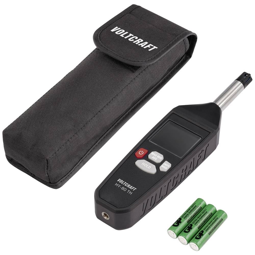 VOLTCRAFT HY-80 TH Luftfeuchtemessgerät (Hygrometer) 0 % rF 100 % rF Set Hygrometer