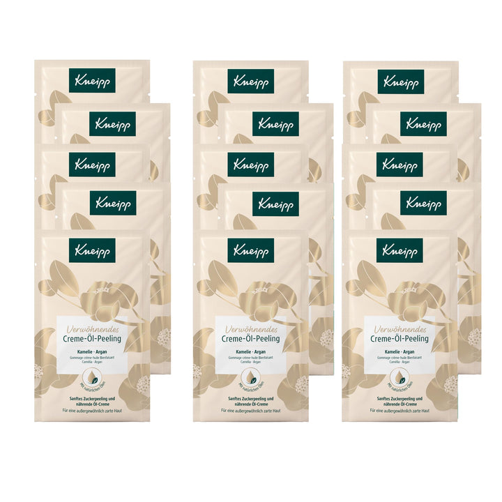 Kneipp Verwöhnendes Creme-Öl-Peeling - Körperpeeling mit wertvollem Arganöl und feinen Zuckerkristal