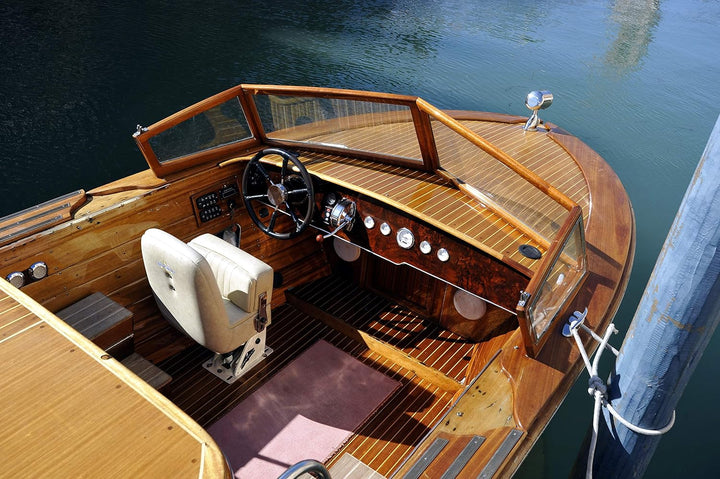 Yachtlack Yachfarbe Schiffslackierung Bootslack Holzlack Lack für Holz Schiff Boot Glänzend Weiss 2,