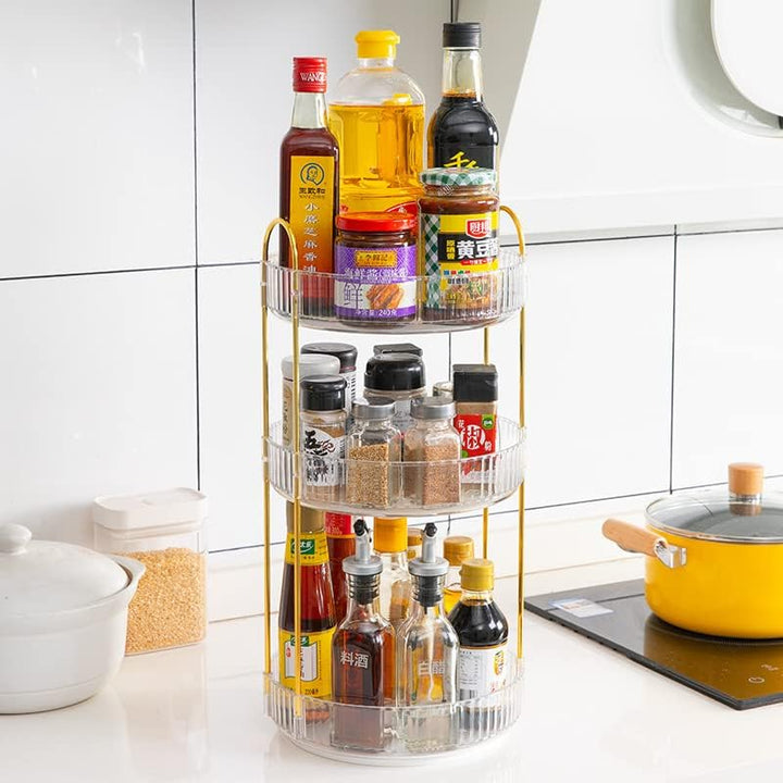 CESTATIVO Make Up Organizer, 360° Drehbar Kosmetik Organizer, Beauty Organizer, Hautpflege Organizer