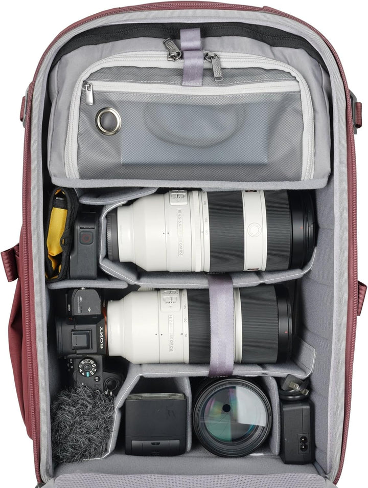 Vanguard Veo Metro B30L MG Fotorucksack für Kamera Objektive, 16 Zoll Laptop und Tablet, Magenta