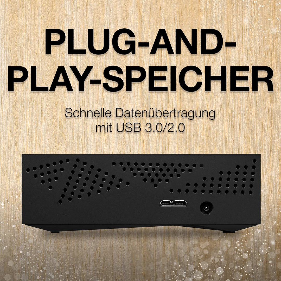 Seagate Desktop Drive 8000GB 8TB externe Festplatte, 3.5 Zoll, USB 3.0, PC & Notebook, Xbox & PS4, i