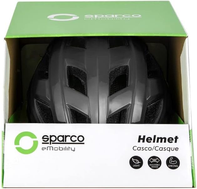 Sparco eMobility SE300 Sporthelm Schwarz, Schwarz