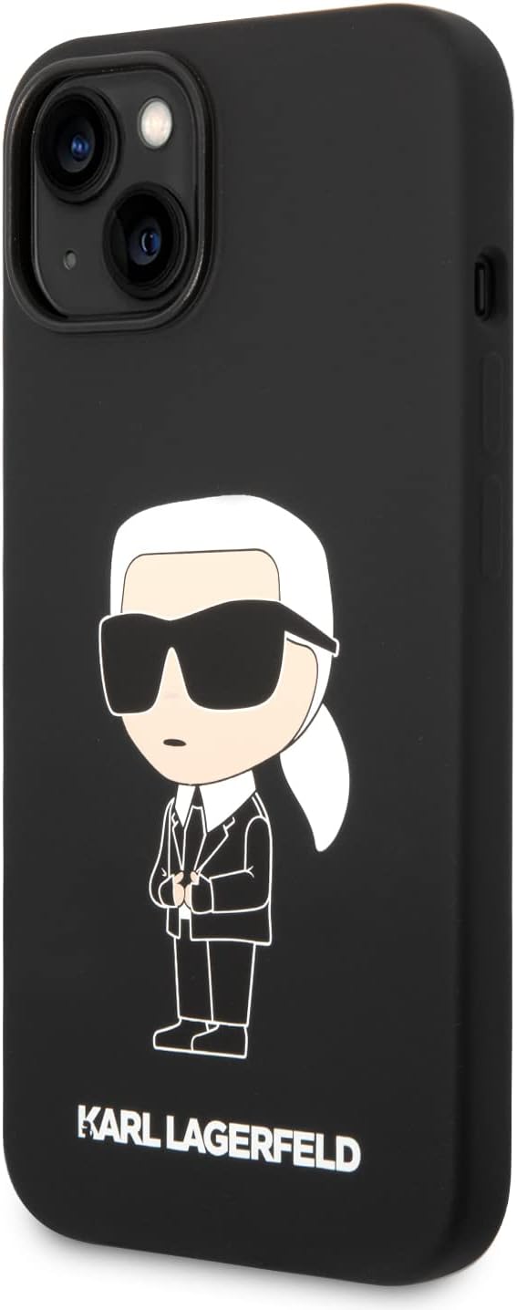 KARL LAGERFELD KLHCP14MSNIKBCK Hülle für iPhone 14 Plus 6,7" hardcase Schwarz SI