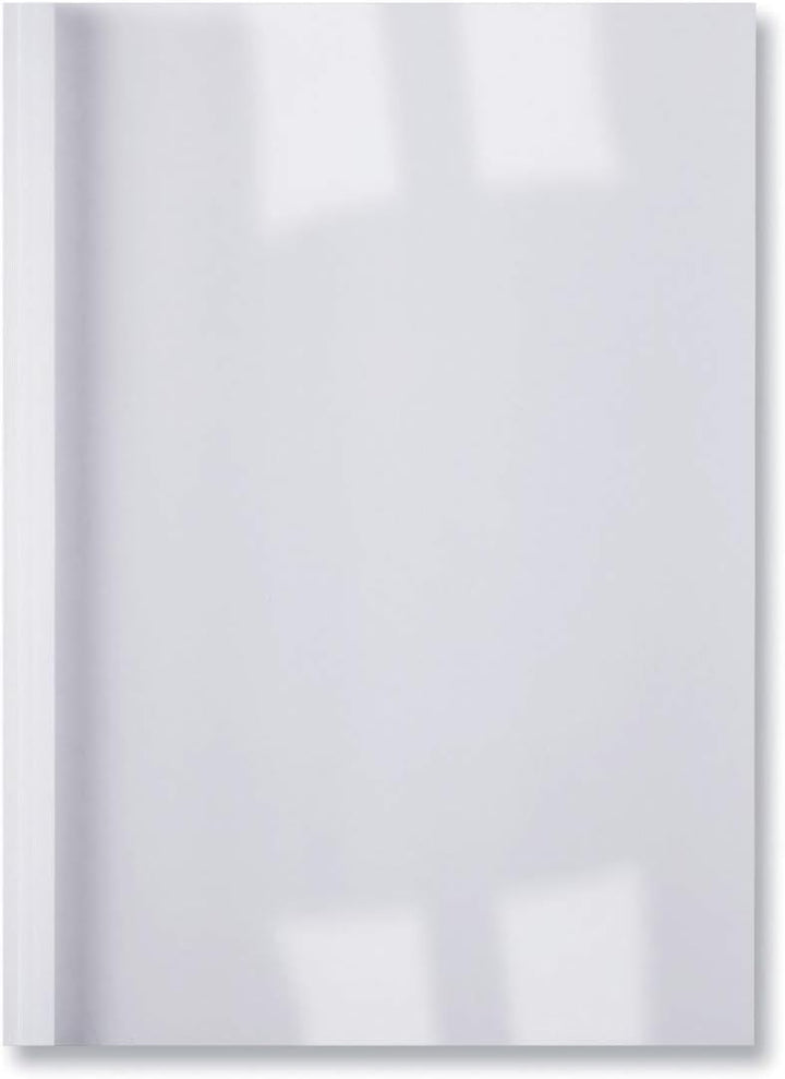 GBC IB386305 Thermobindemappe Business Line Leinen, 1.5 mm, 100 Stück, weiss weiss 1.5 mm, weiss 1.5