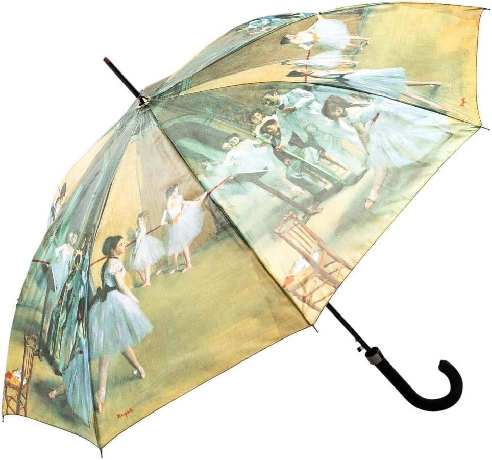 LUCKYWEATHER Regenschirm Stockschirm Damen Motiv Ballet Class Auf-Automatik I Stockregenschirm gross