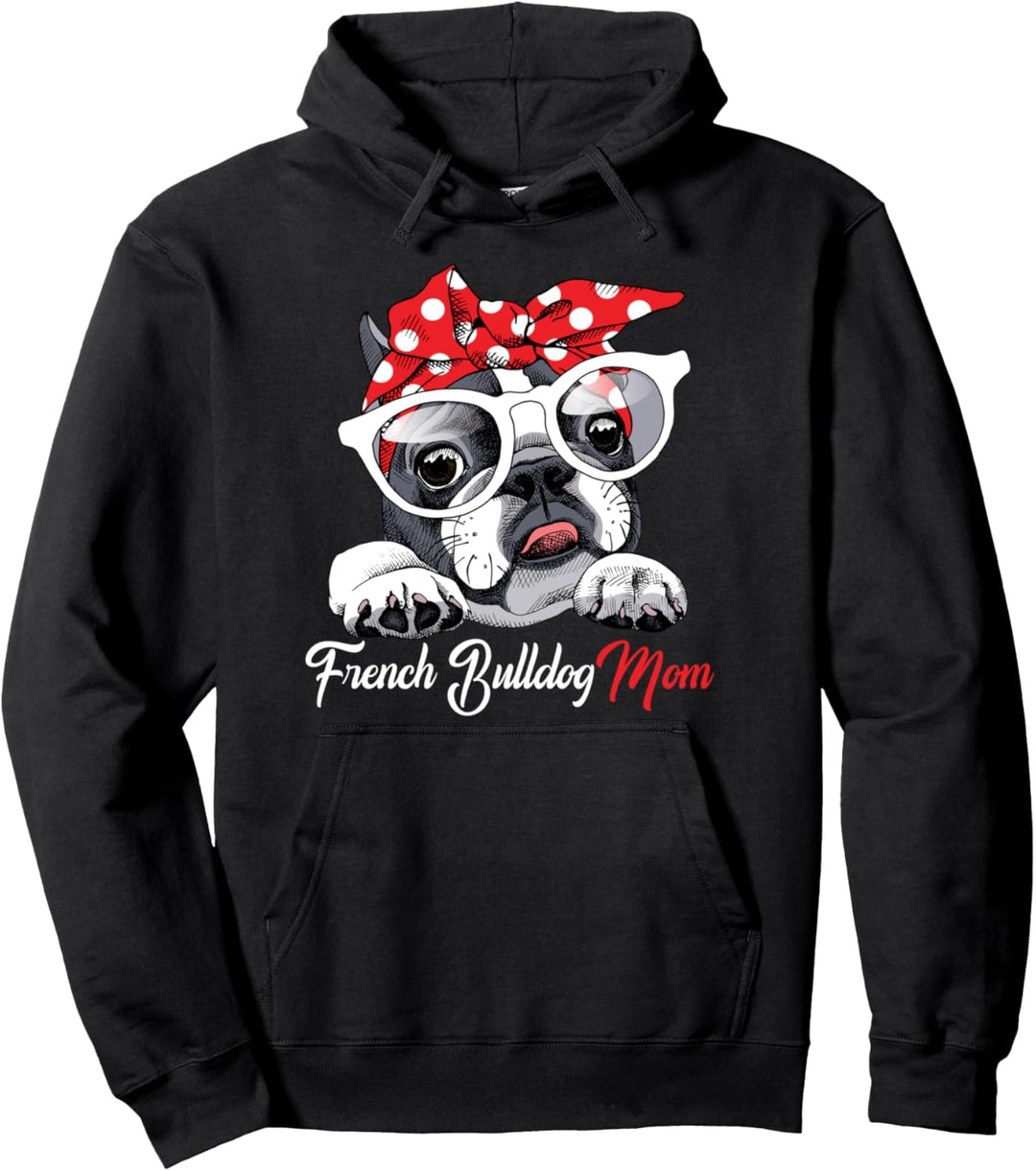French Bulldog Mom Geschenk Französische Bulldogge Mama Pullover Hoodie