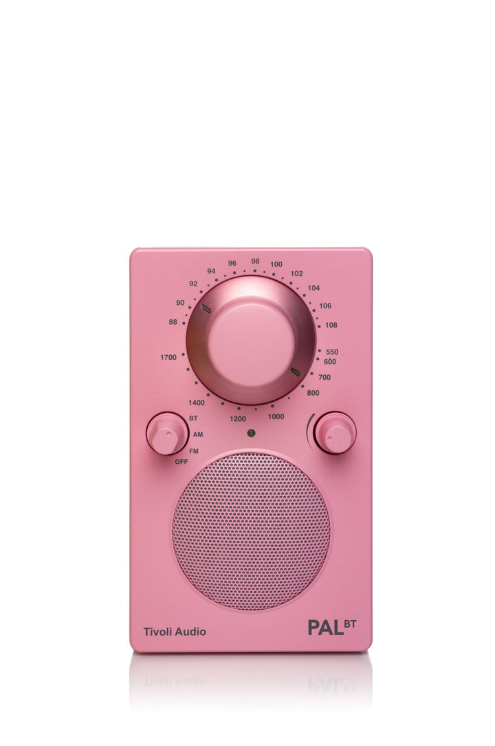Tivoli Audio PAL BT Tragbares Bluetooth UKW-/MW-Radio (Rosa), Rosa