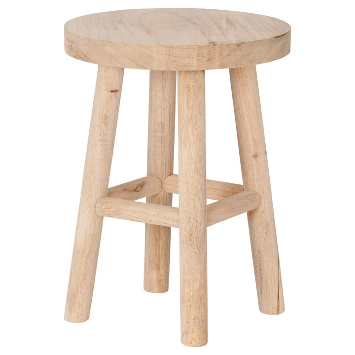Brixy Hocker Holz - Teakholz - Beistelltisch - Fusshocker - Pflanztisch - Tritthocker - bis 150 kg -