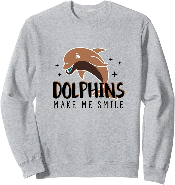 Meerestier Delfine Niedliches Wildtier Tier Sweatshirt
