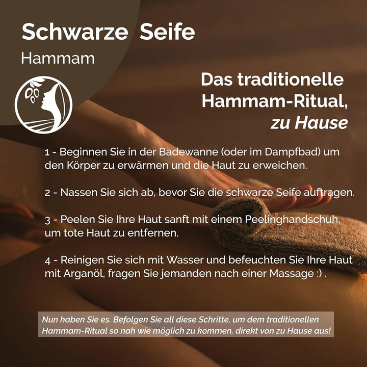 Fatima's Garden Rosenöl Schwarze Seife - Natürliches Peeling, 250g Rosenöl 250 g (1er Pack), Rosenöl