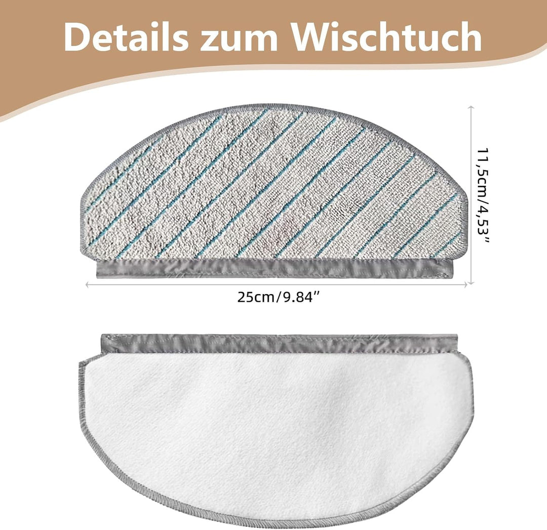 Yivy 26 Stück Zubehör für Ecovacs DEEBOT T10 Plus Staubsauger, T10 Plus Ersatzteile, T10+ zubehör-ki