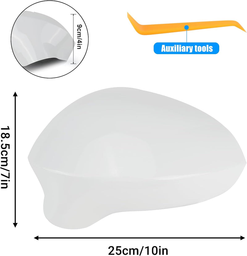 Auto Spiegelkappen, 1 Paar Auto Tür Aussenspiegelkappe Rückspiegelkappe Seitenspiegel Abdeckungen fü