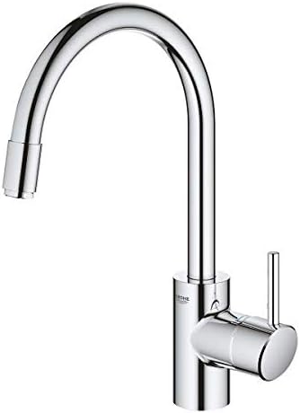 GROHE Concetto - Einhand-Spültischbatterie (Einlochmontage, hoher Auslauf, herausziehbare Brause),ch