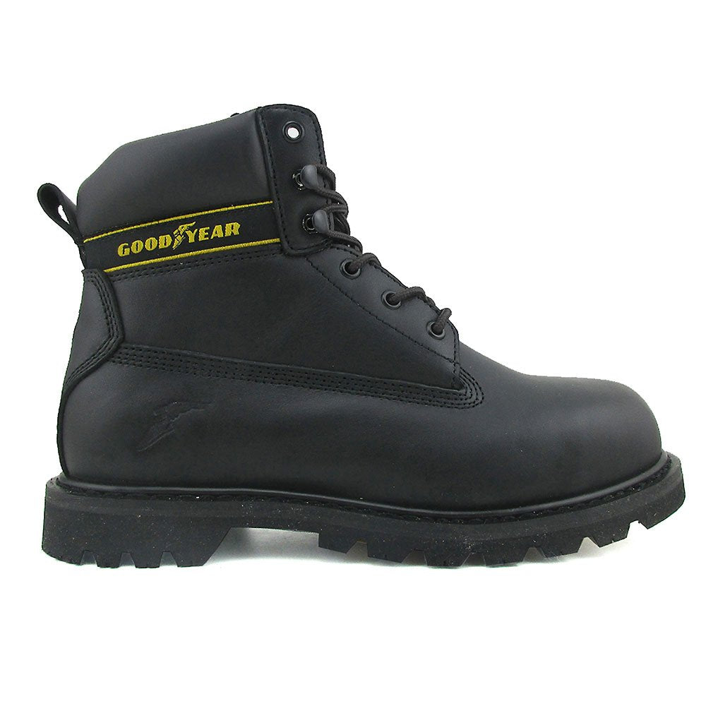 Goodyear S3 SRC, Herren Sicherheitsstiefel, Schwarz (schwarz schwarz), 45 EU (10.5 UK) 45 EU Schwarz