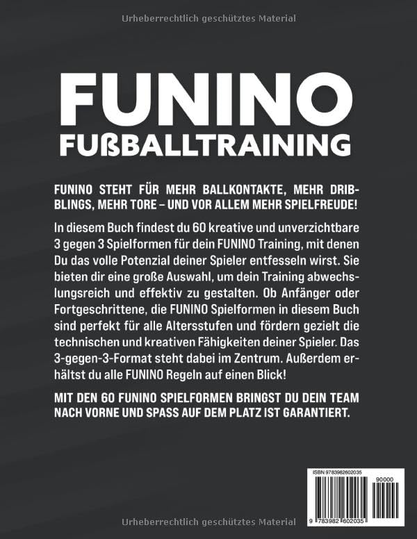 Funino Fussballtraining: 60 kreative 3-3 Spielideen, Taschenbuch