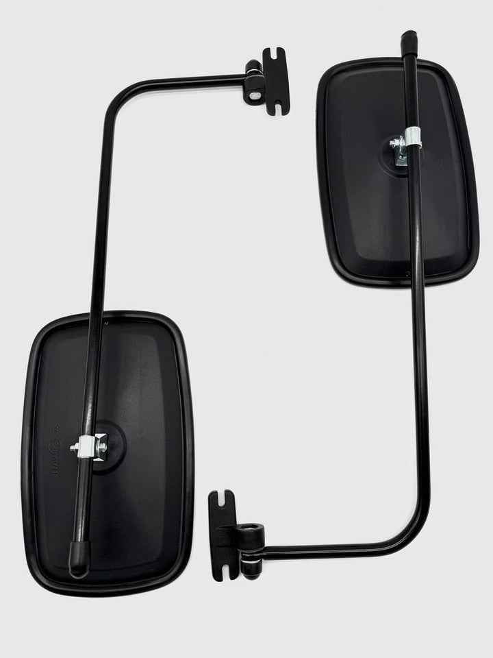 2x Aussenspiegel Seitenspiegel 230x140 ø10 LKW Bagger m. Spiegelarm Spiegelhalter